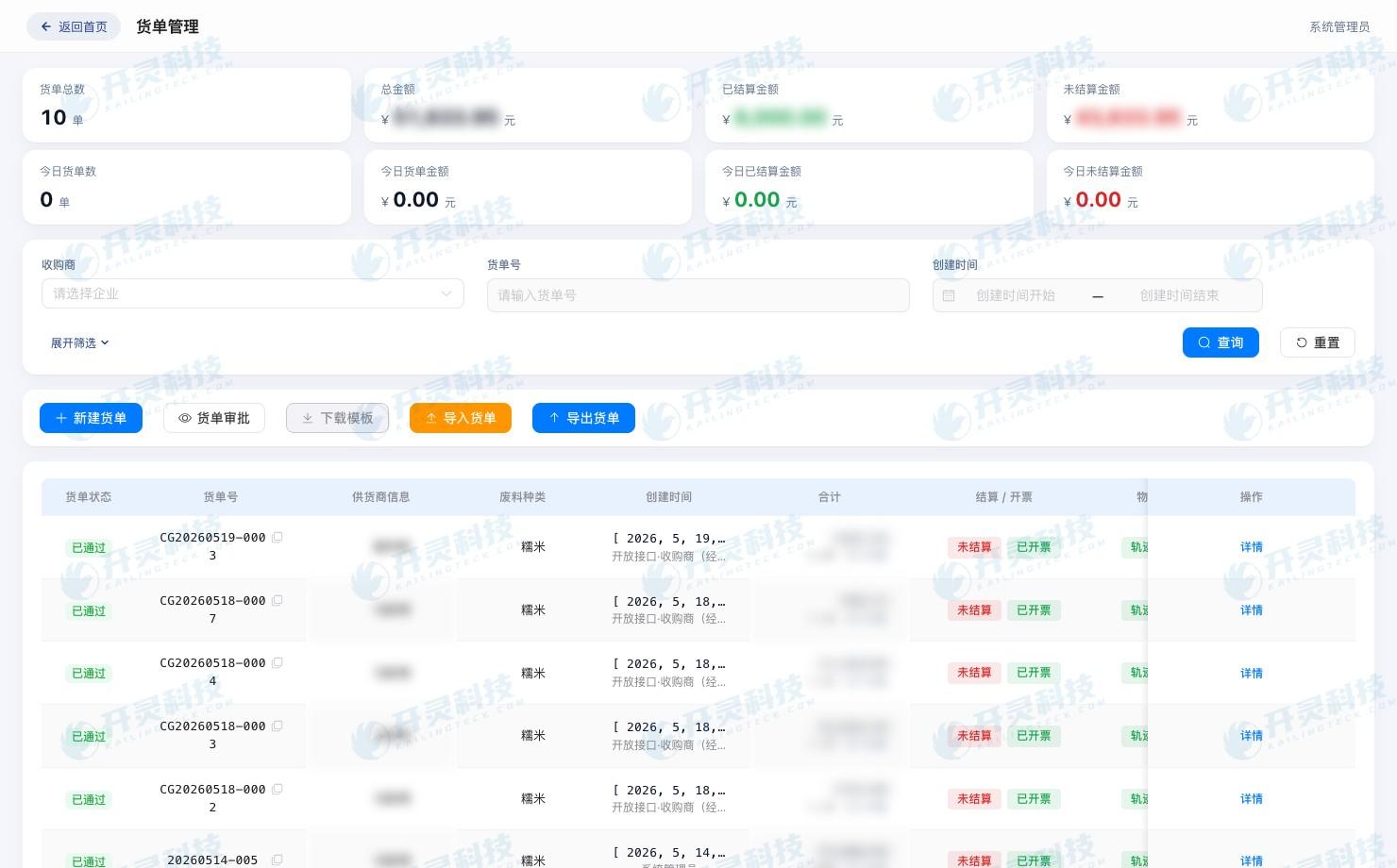 계량은 수량을 제시하고, 등급 판정은 결제 조건을 설명합니다