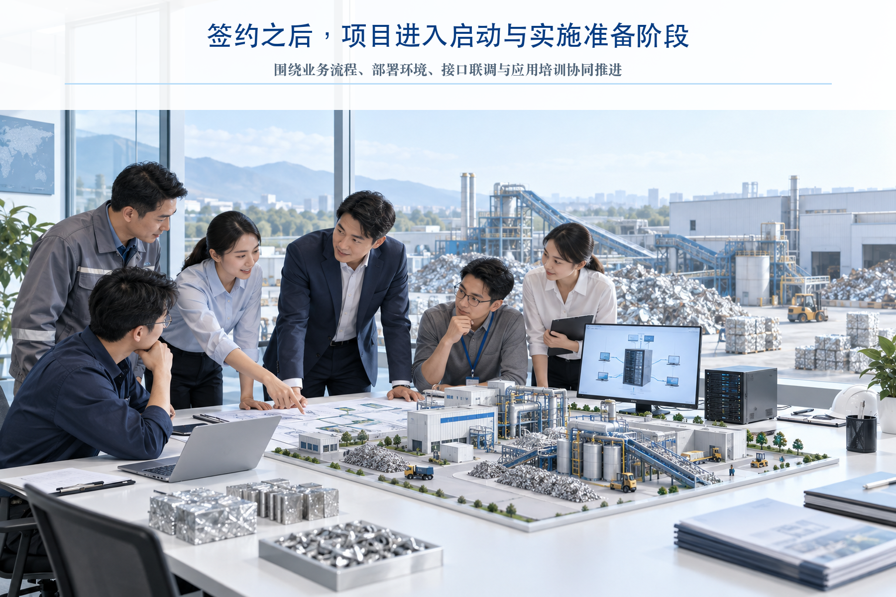 携手推进再生铝回收业务数智化升级