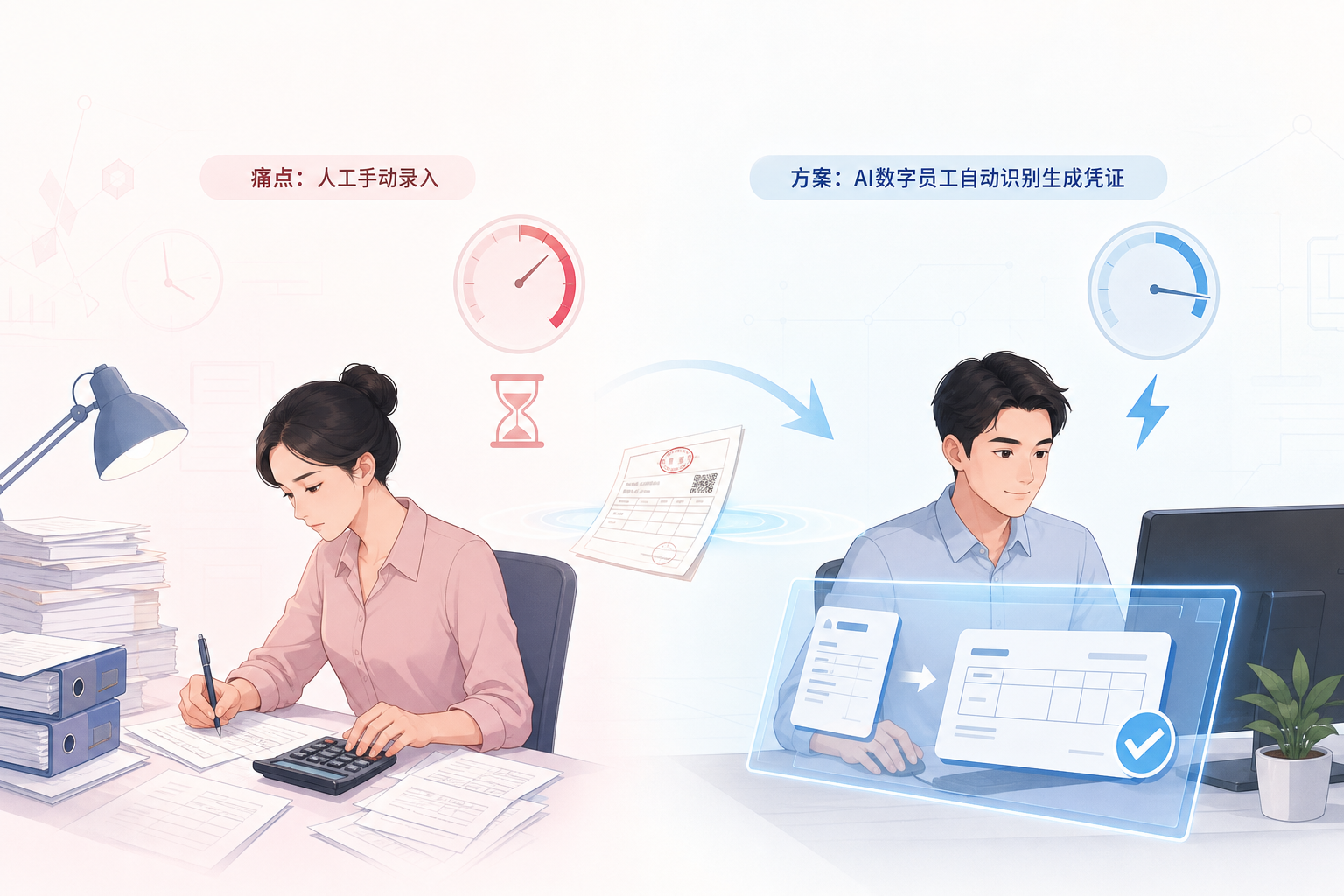 AI数字员工如何让财务人告别996?
