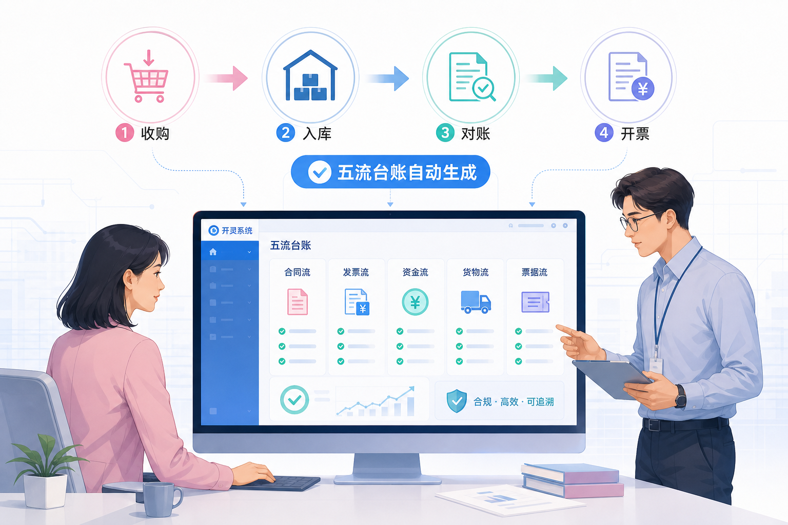再生资源回收公司怎么申请发票?反向开票全流程