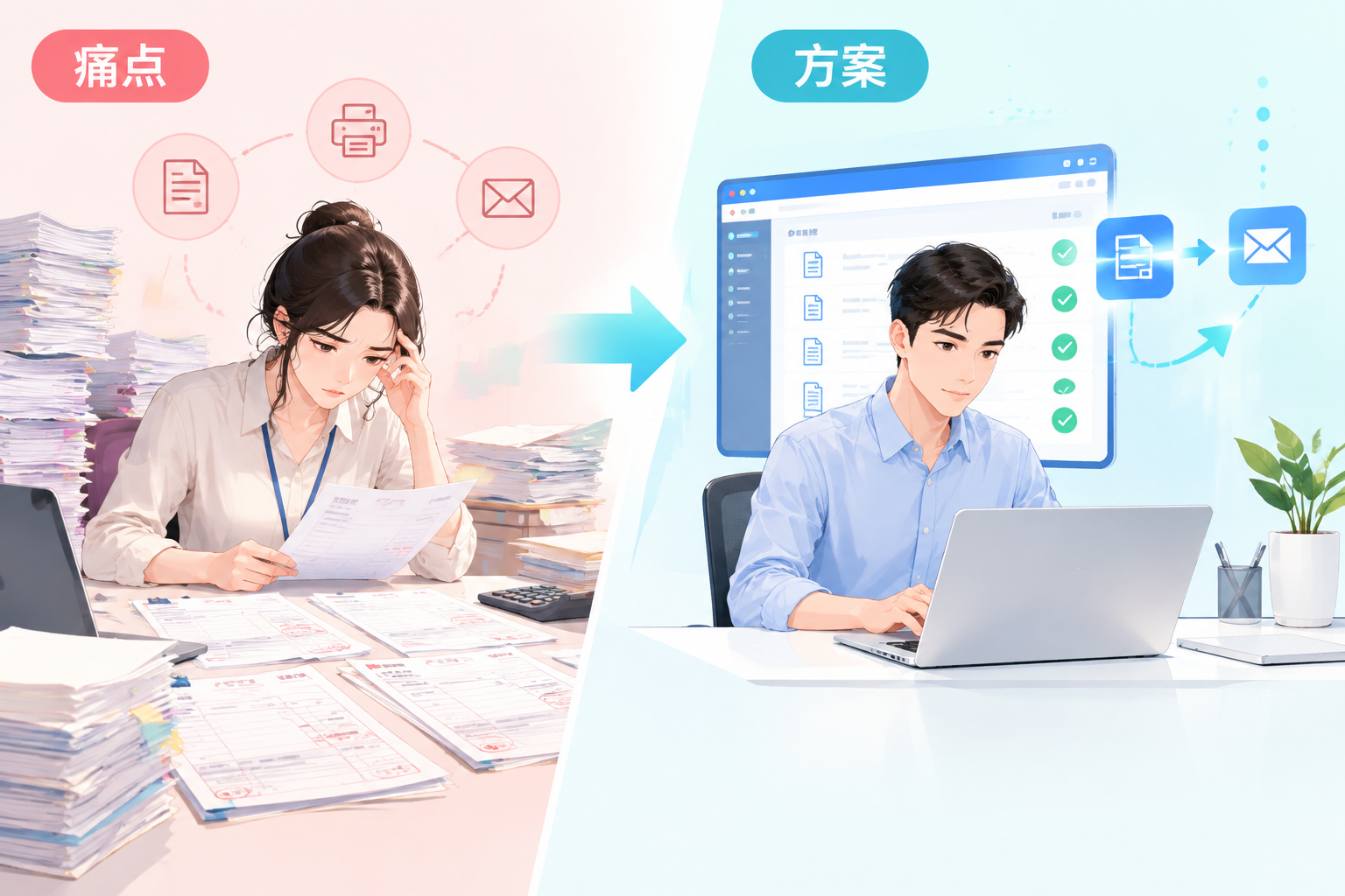数电票开具流程优化,告别手动开票烦恼