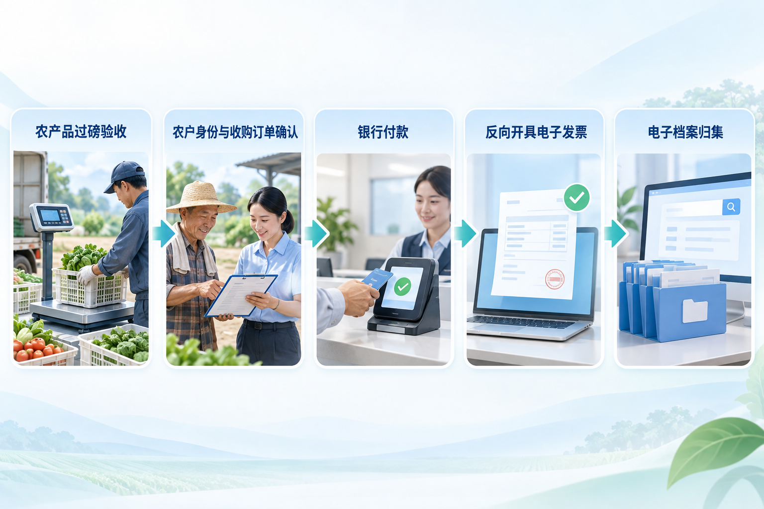 农产品收购发票支付开票实施方案：五流合一怎么落地