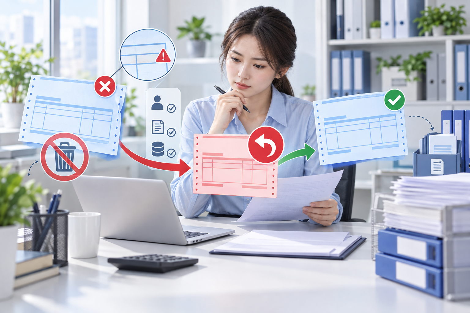 How to void a blue-letter fully digitalized e-invoice? It cannot be voided directly; if issued incorrectly, it should be reversed per regulations