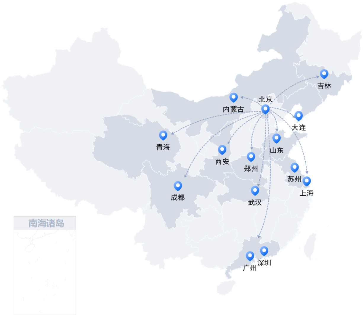 全国交付服务网络