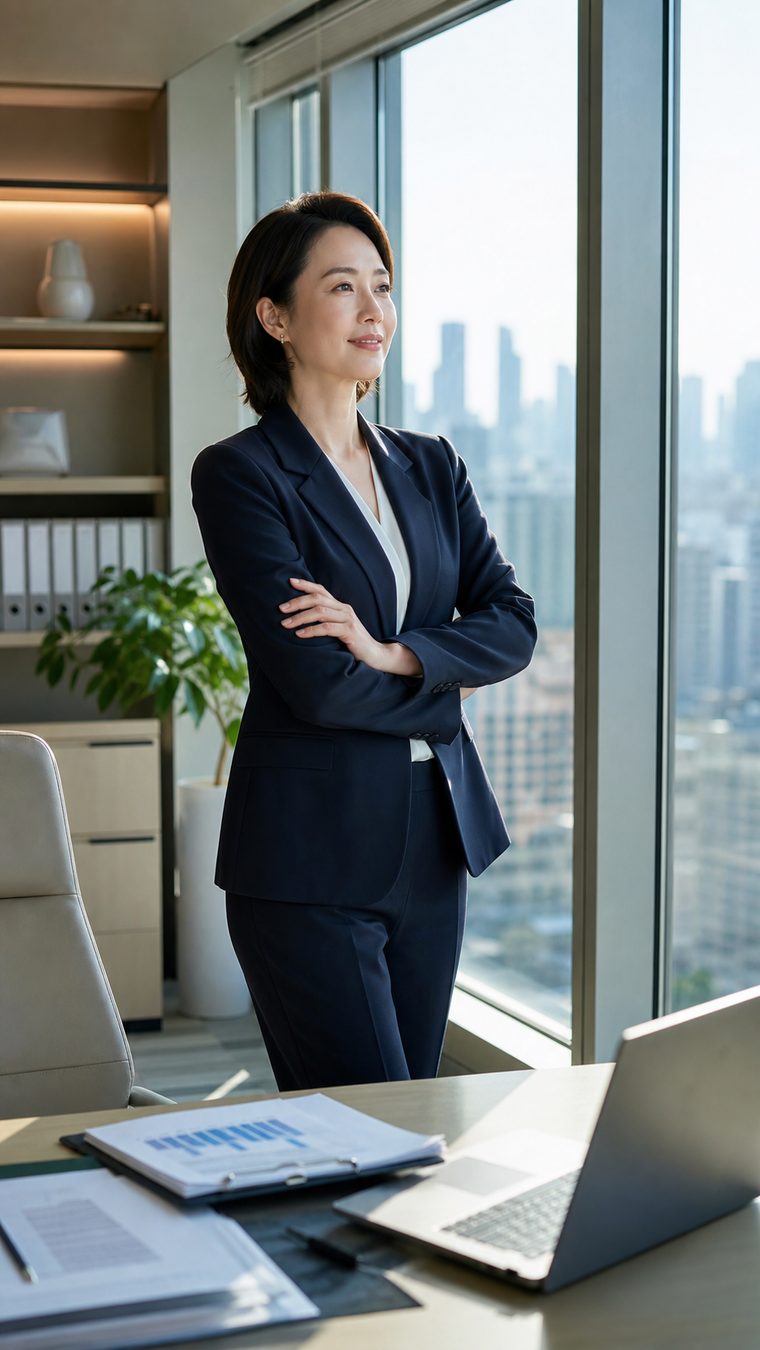 财务总监从容自信